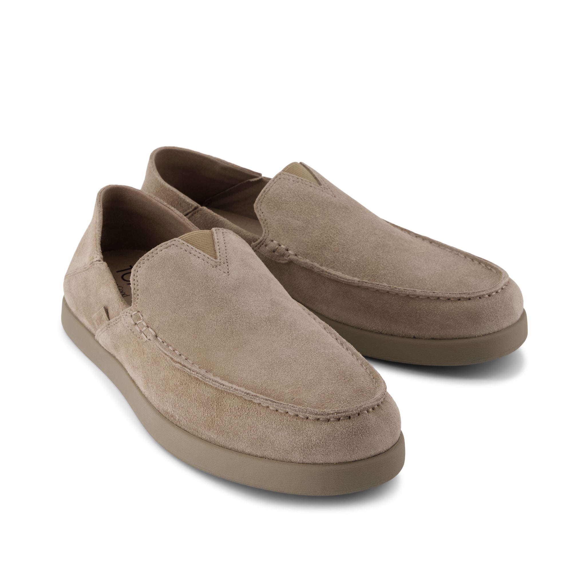 Alonso Rope Loafer - Dune Suede Front View