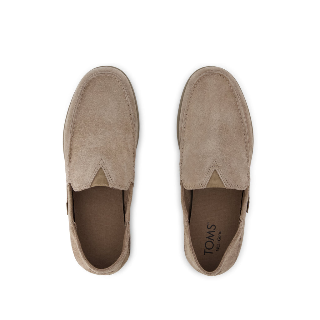 Alonso Rope Loafer - Dune Suede Top View
