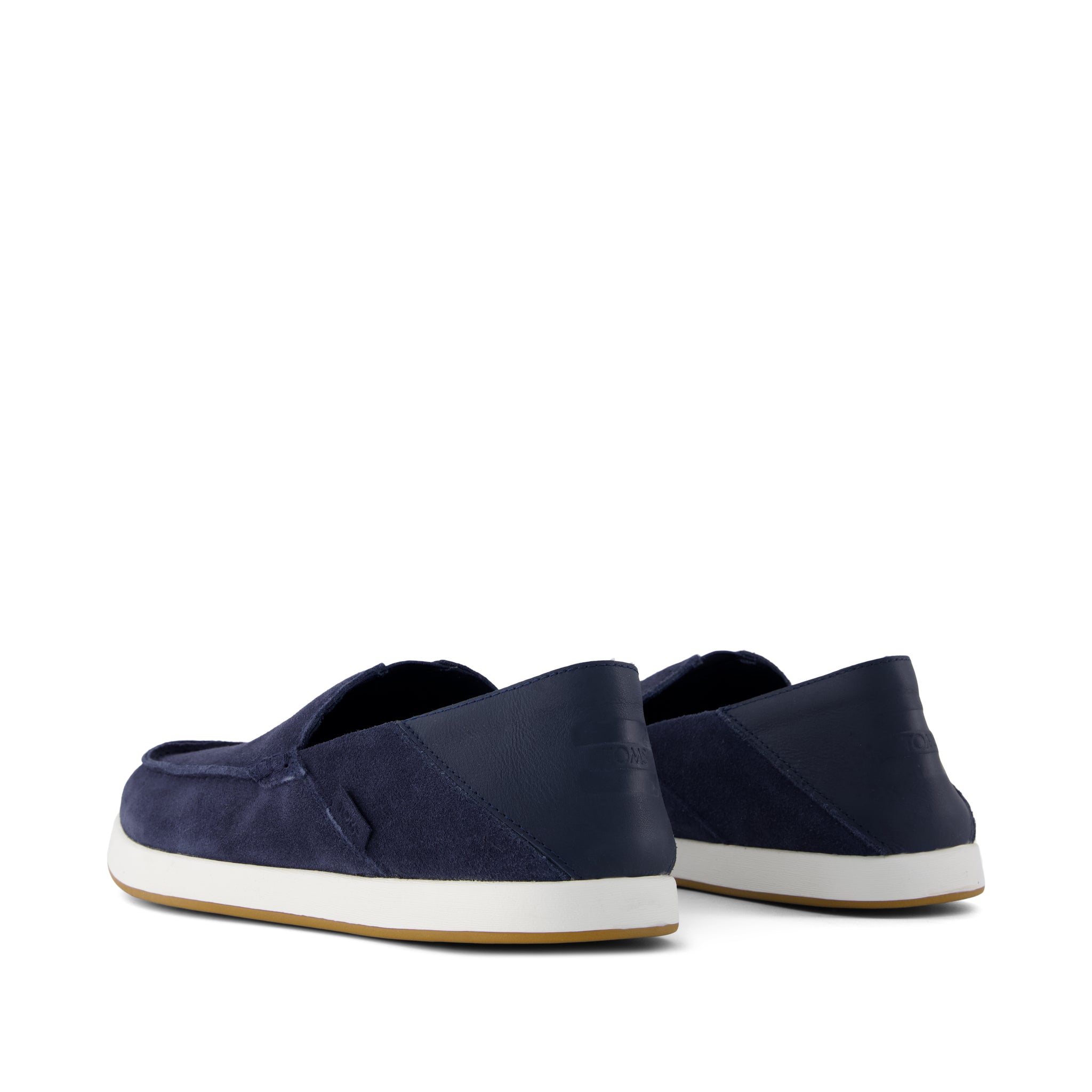 Alonso Rope Loafer - Navy Suede Back View