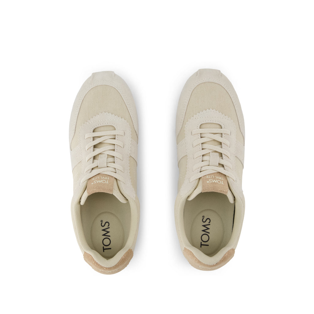 TRVL Lite Palisade Sneaker - Water Repellent Fog Vintage Twill Top View