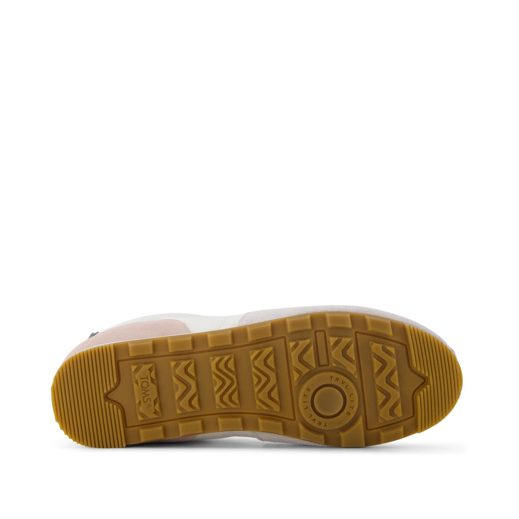 TRVL Lite Palisade Sneaker - Water Repellent Egret Vintage Twill Bottom Sole View