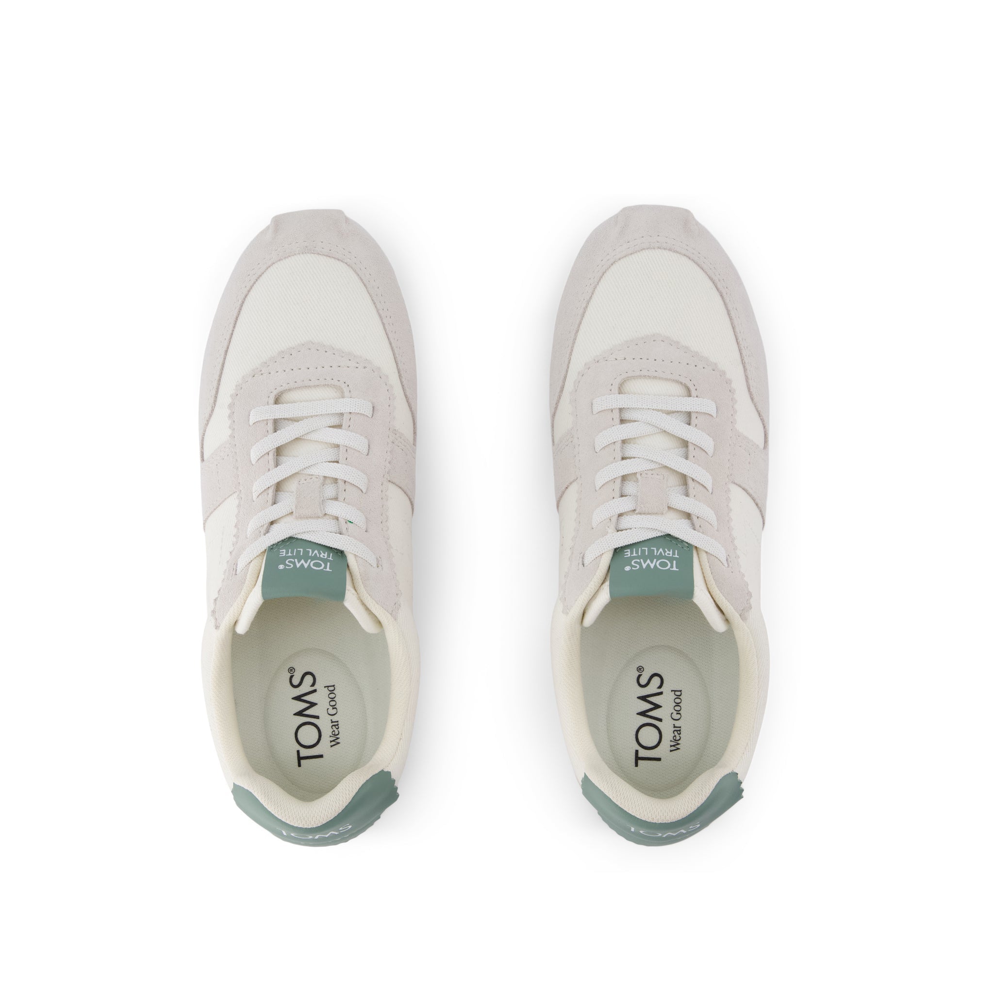 TRVL Lite Palisade Sneaker - Water Repellent Egret Vintage Twill Top View