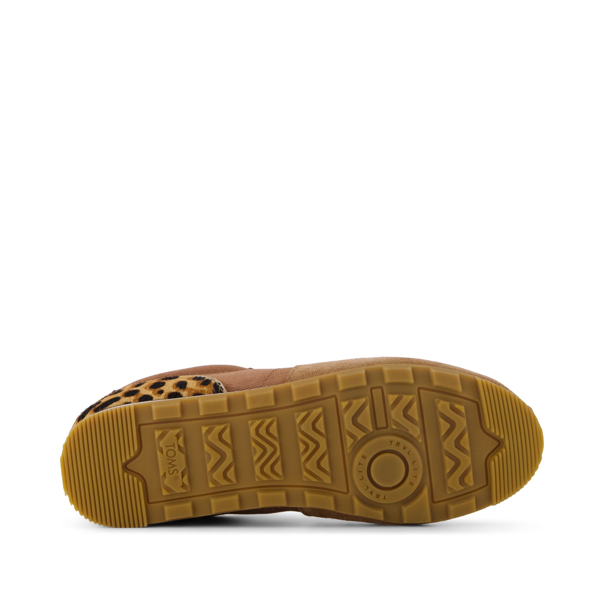 TRVL Lite Palisade Sneaker - Water Repellent Brown Sugar Vintage Twill Bottom Sole View