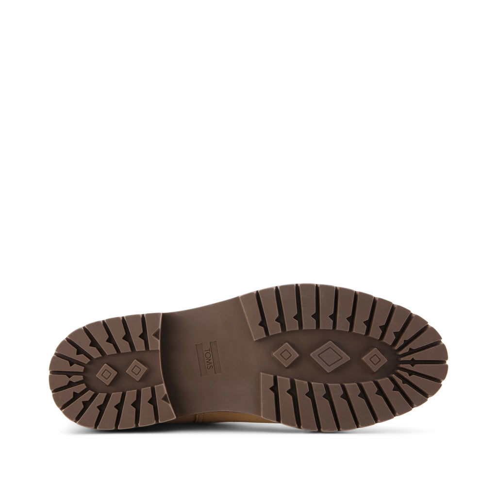 Bennet Boot - Water Resistant Taupe Nubuck Leather Bottom Sole View