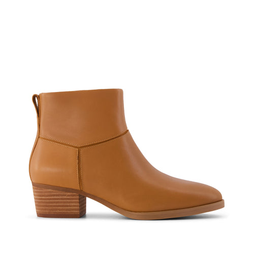 Elia Ankle Boot - Water Resistant Brown Sugar Leather Side View