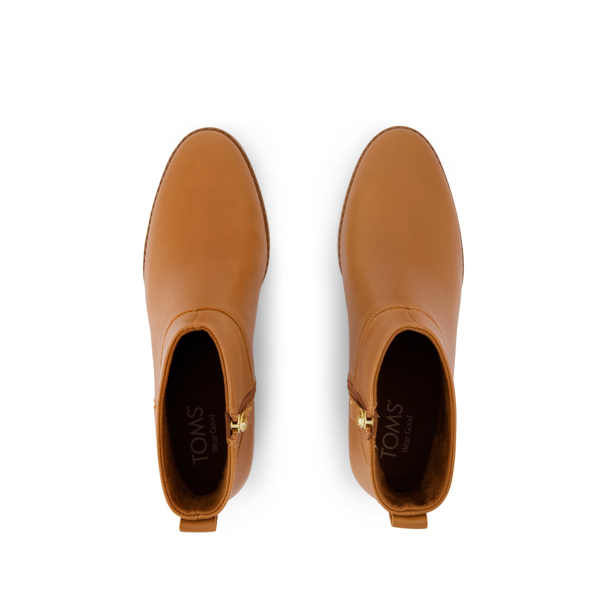 Elia Ankle Boot - Water Resistant Brown Sugar Leather Top View