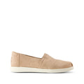 Alpargata Plus - Suède Crosshatch métallisé bronze