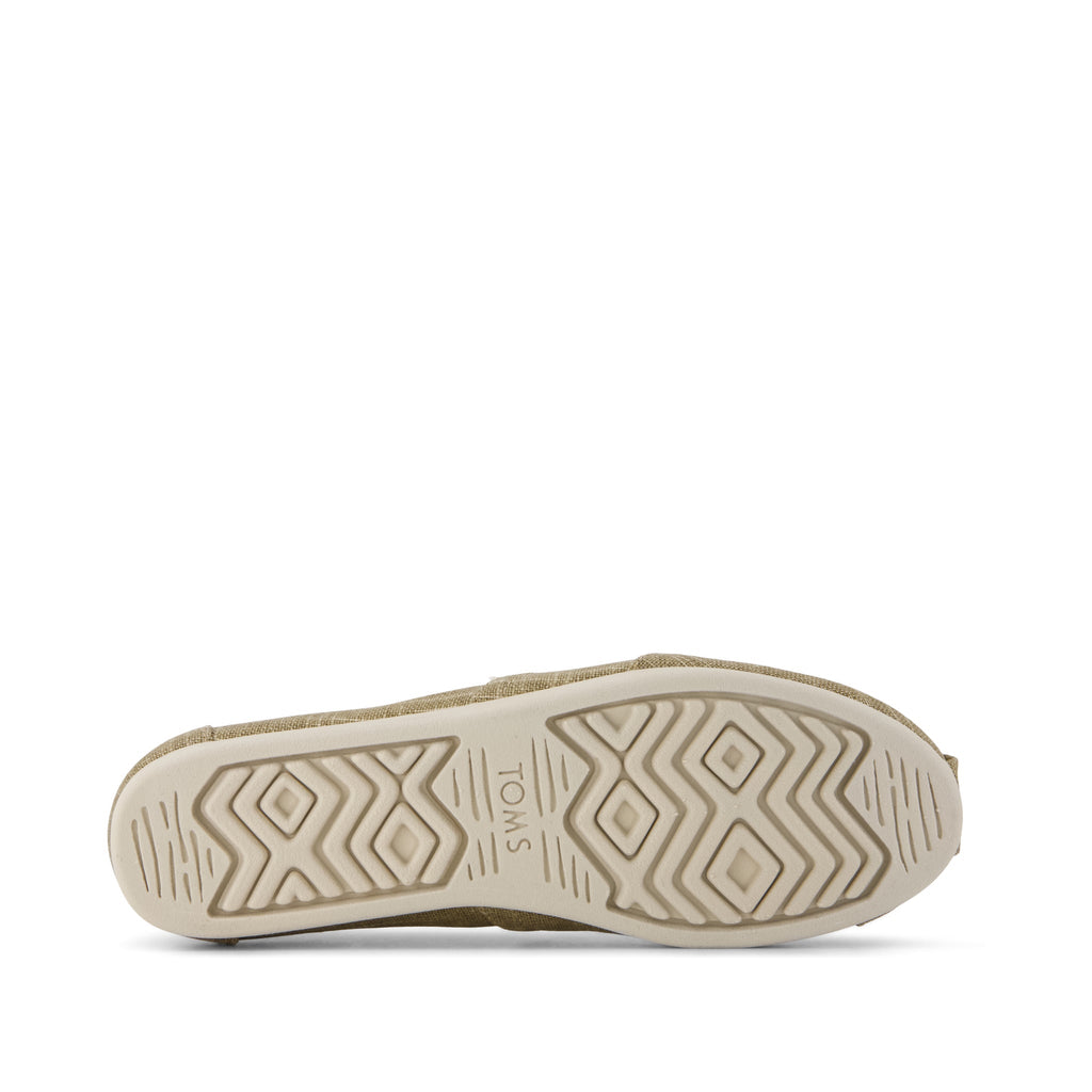Alpargata Classic - Gold Shimmer Crosshatch Bottom Sole View