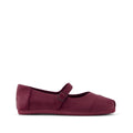 Alpargata Mary Jane - Velours premium bordeaux.