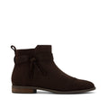 Stacey Stiefel - Schokoladenbraun Wildleder