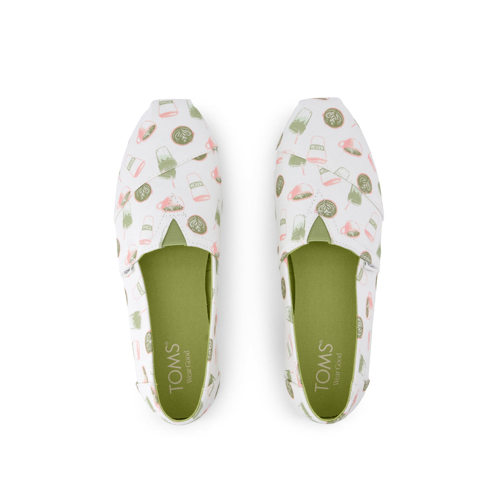 Alpargata Classic - Matcha Cafe Print Top View