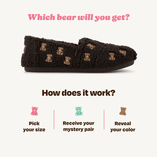 Alpargata Mystery Bag - Surprise Faux Shearling Teddy Bear