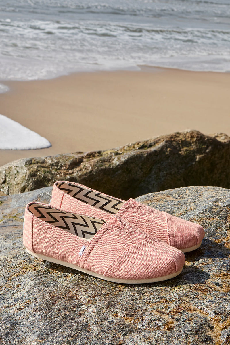 Alpargata in Bloom Roze Heritage Canvas-model