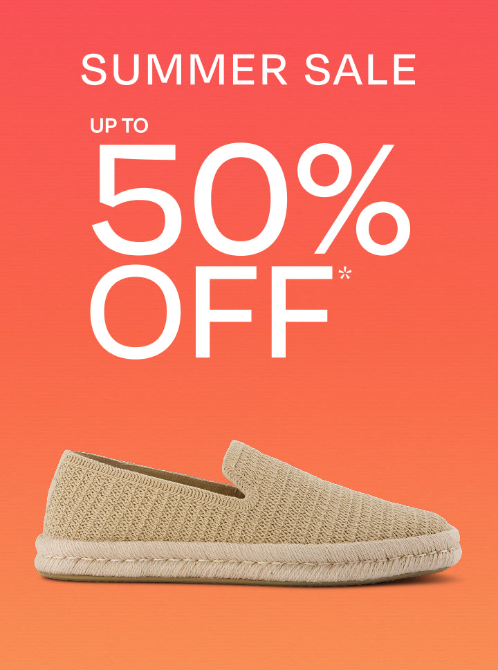 TOMS summer sale, up to 50% off