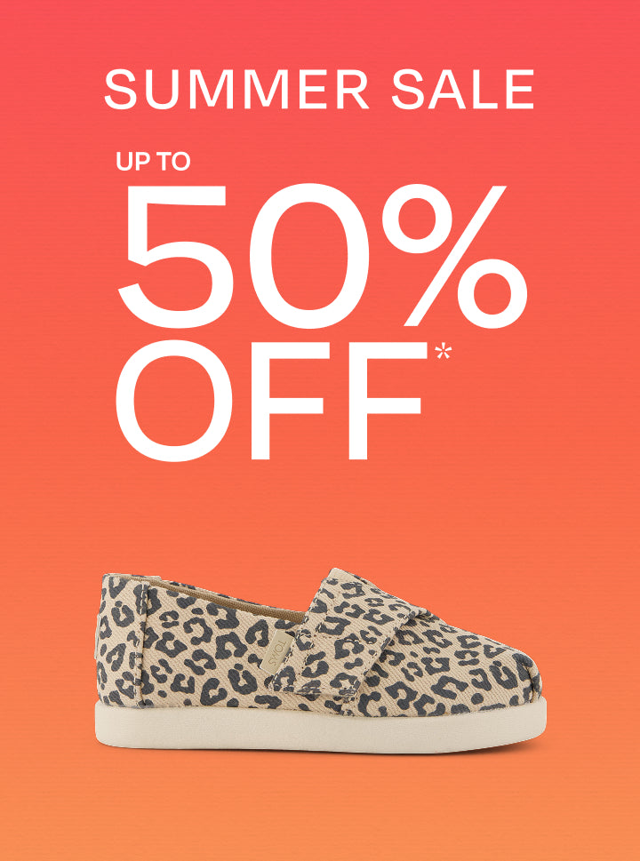 TOMS summer sale, up to 50% off