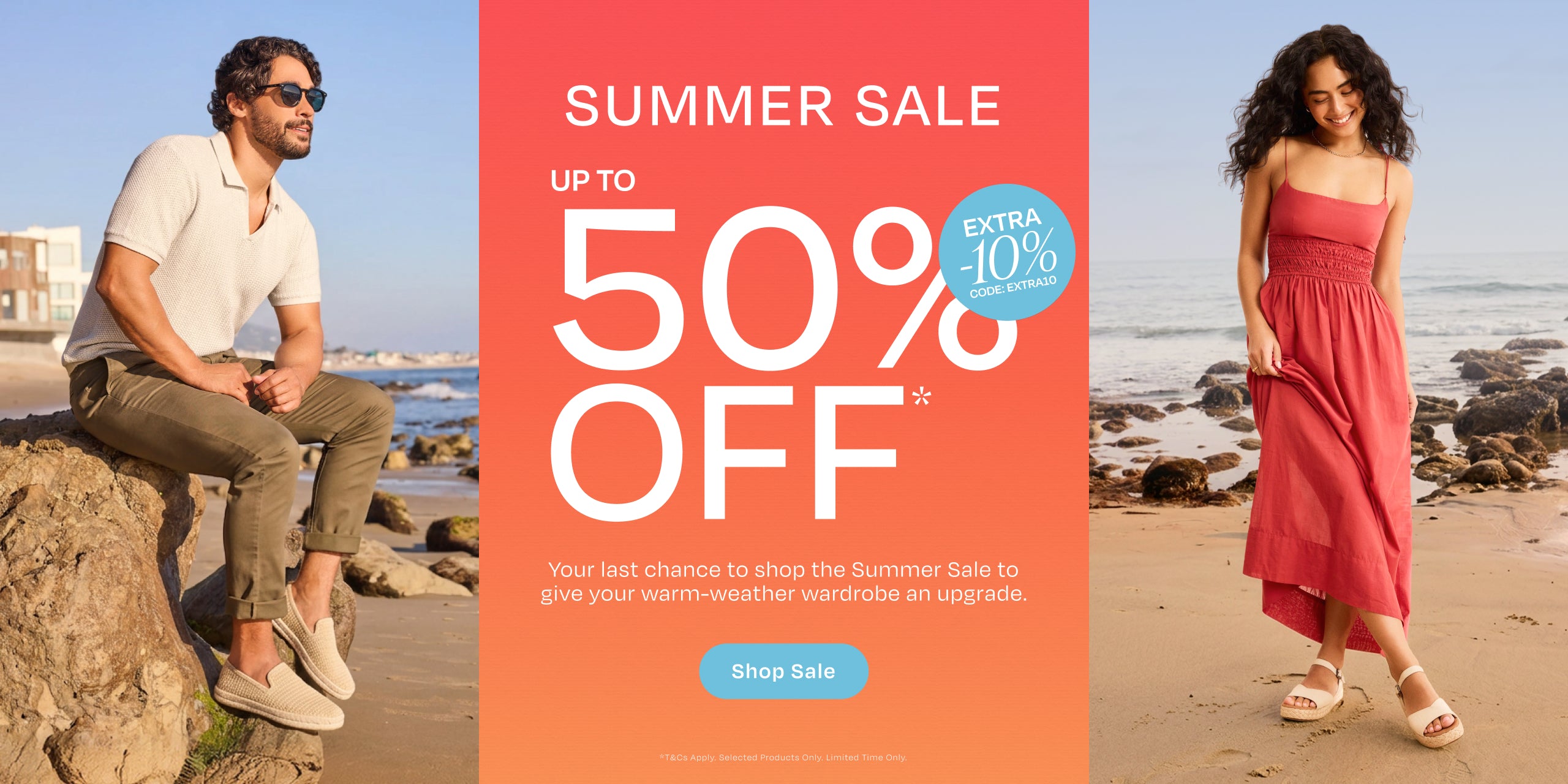 TOMS summer sale, up to 50% off + extra 10% off, use code: EXTRA10