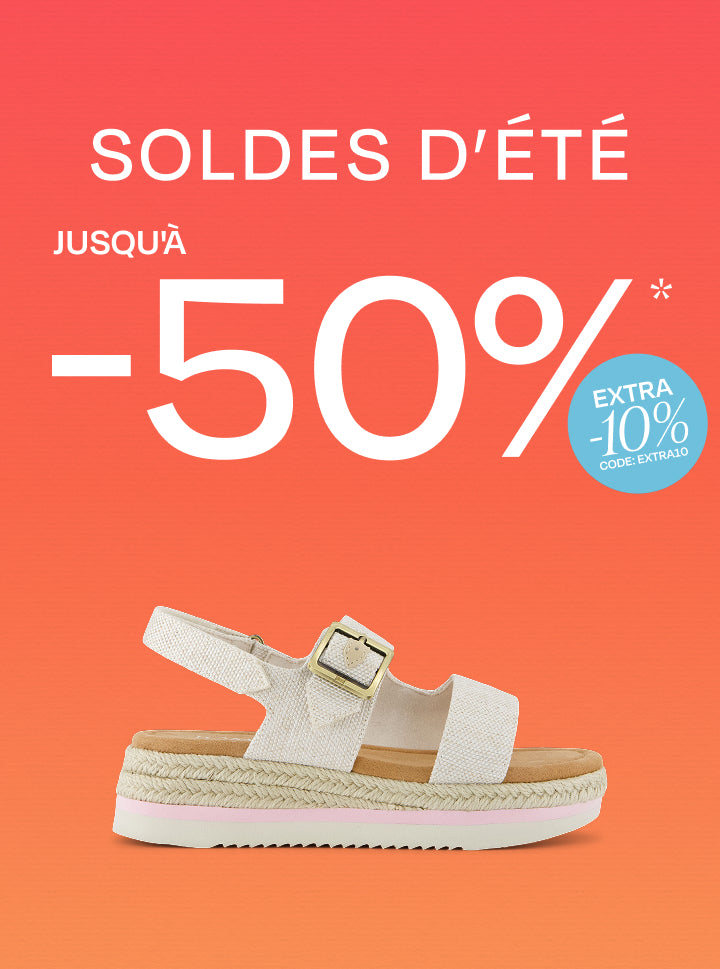 Soldes d'été TOMS, jusqu'à 50 % de réduction + 10 % de réduction supplémentaire, utilisez le code : EXTRA10