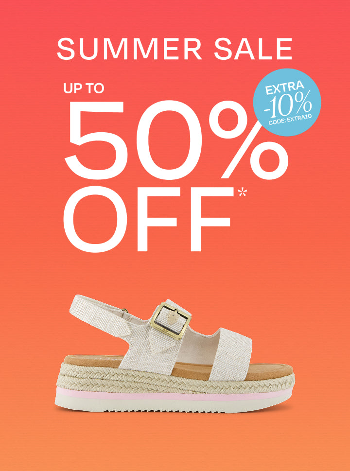 TOMS summer sale, up to 50% off + extra 10% off, use code: EXTRA10