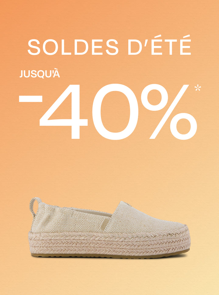 Soldes d'été TOMS, jusqu'à 40 % de réduction