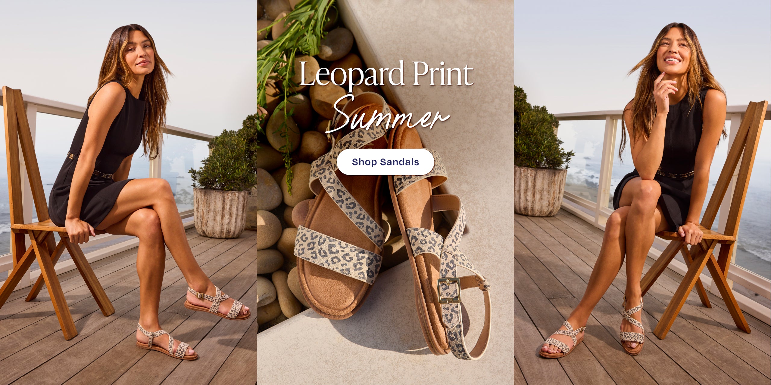 Mar in leopard on model
