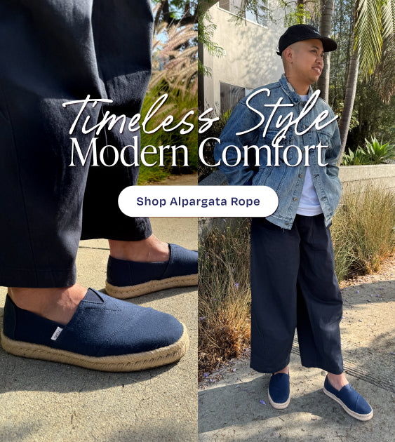 Alpargata rope 2.0 in navy men on model
