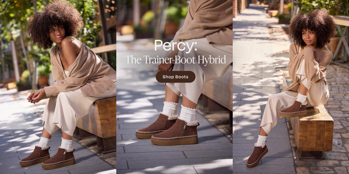 Percy Slip-On Sneaker - Water Resistant Hot Cocoa Brown Suede with Faux Fur