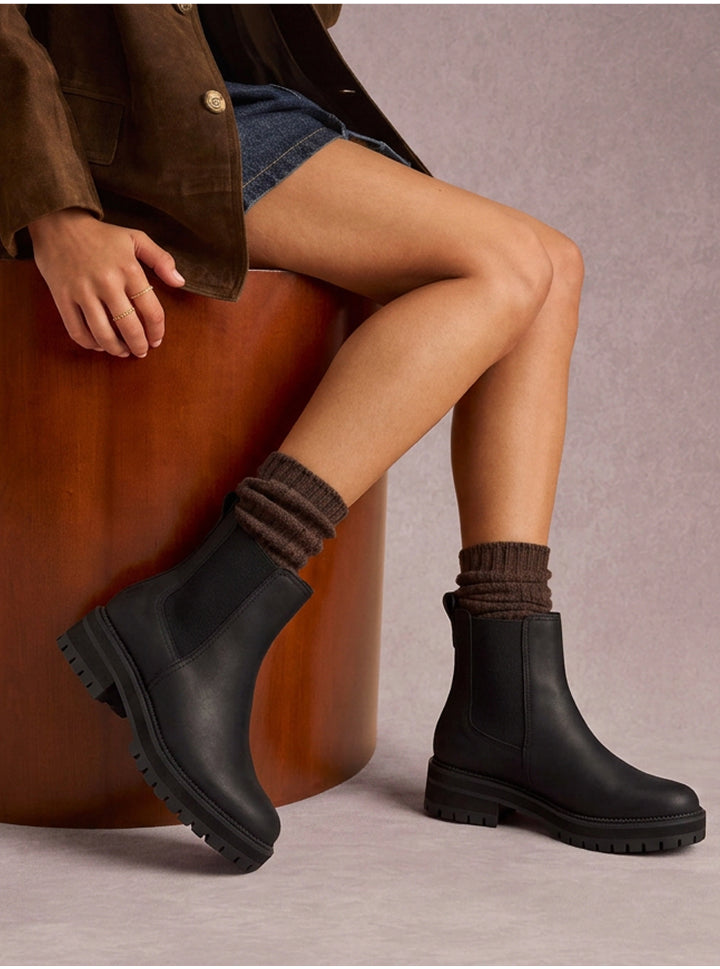 Mina Wedge Laars - Waterafstotend, Hot Cocoa bruin suède