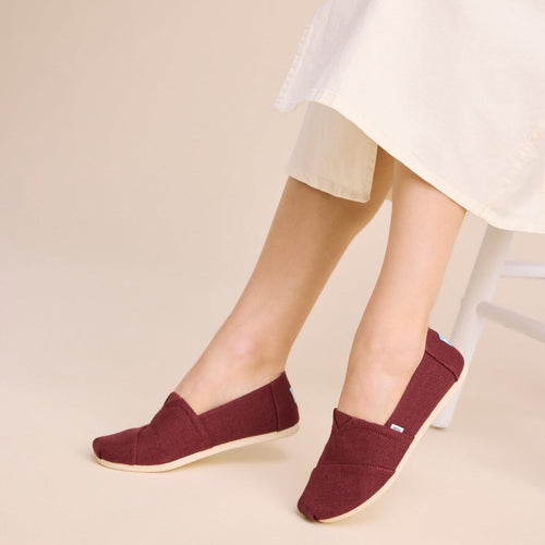 Alpargata Classic  - Rood Heritage canvas